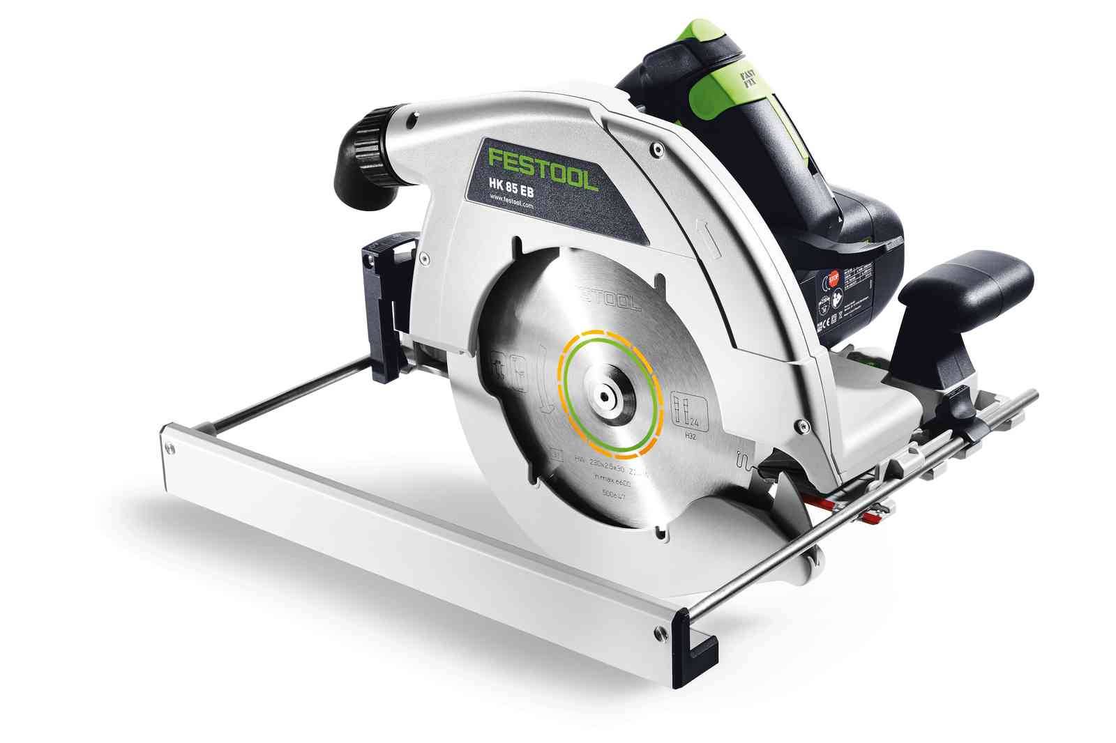 Scie circulaire portative HK 85 EB-Plus-FS - FESTOOL - avec Rail de guidage FS 1400/2 et lame de scie Ø 230 mm - Systainer - 576138 - Image 3