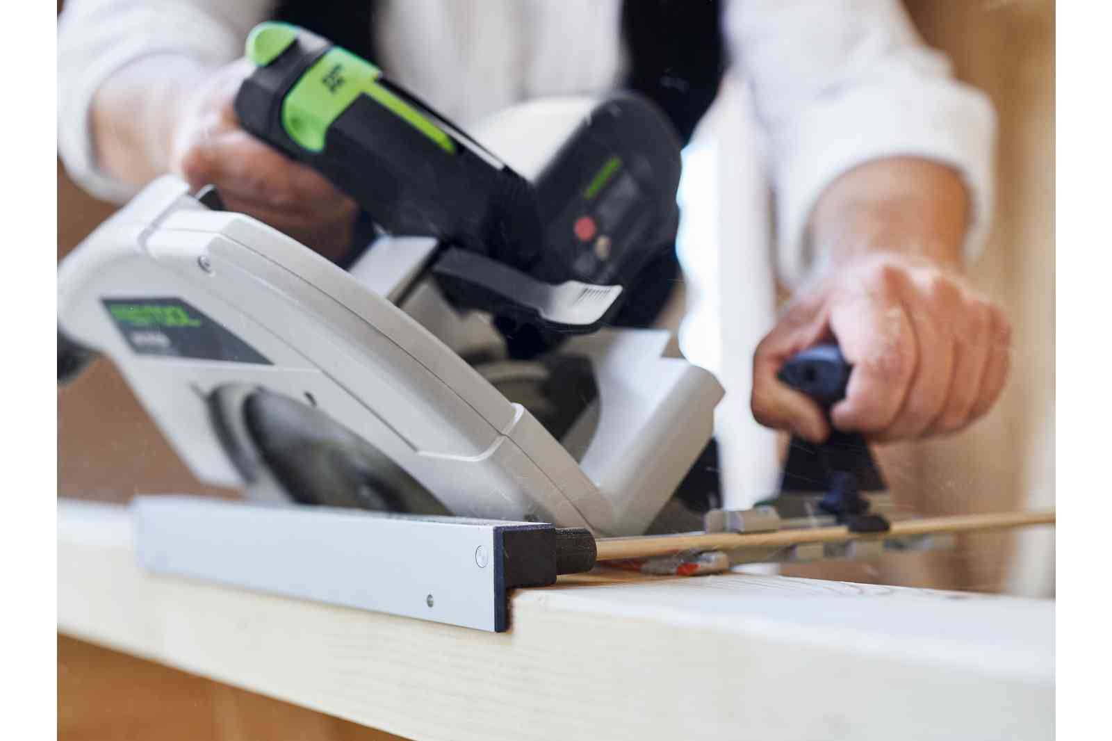 Scie circulaire portative HK 85 EB-Plus-FS - FESTOOL - avec Rail de guidage FS 1400/2 et lame de scie Ø 230 mm - Systainer - 576138 - Image 8