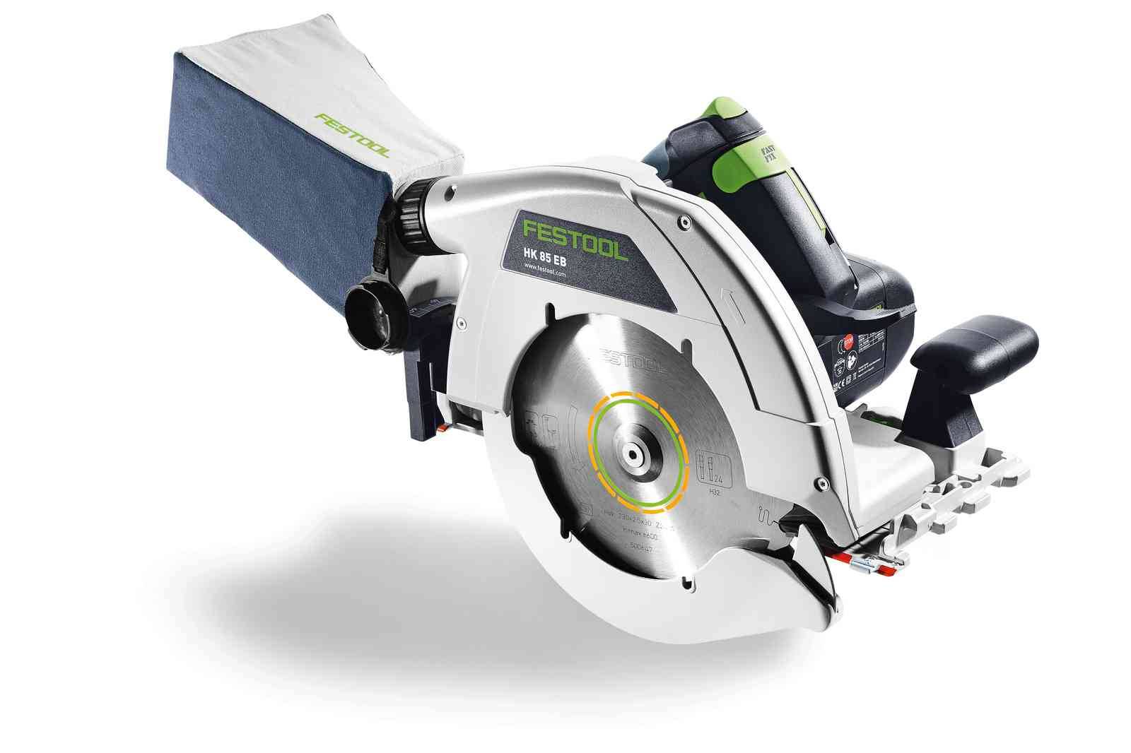 Scie circulaire portative HK 85 EB-Plus-FS - FESTOOL - avec Rail de guidage FS 1400/2 et lame de scie Ø 230 mm - Systainer - 576138 - Image 2