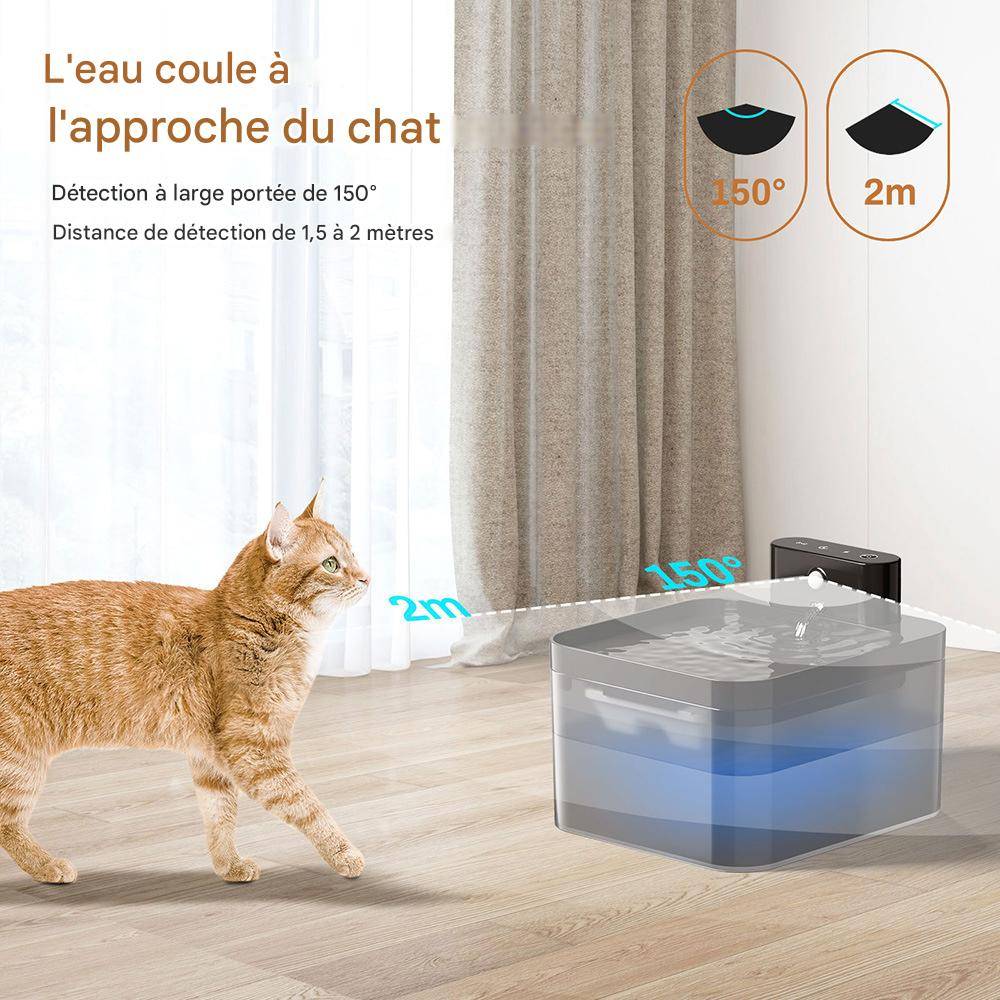Fontaine à eau sans fil pour chat DtopbuyAge - Image 4
