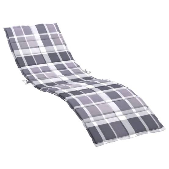 PANGIVO - Coussin de chaise longue tissu Oxford gris 200 x 50 x 3 cm, poids:0.86kg - PANGIVO - Image 2