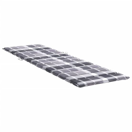 PANGIVO - Coussin de chaise longue tissu Oxford gris 200 x 50 x 3 cm, poids:0.86kg - PANGIVO - Image 4