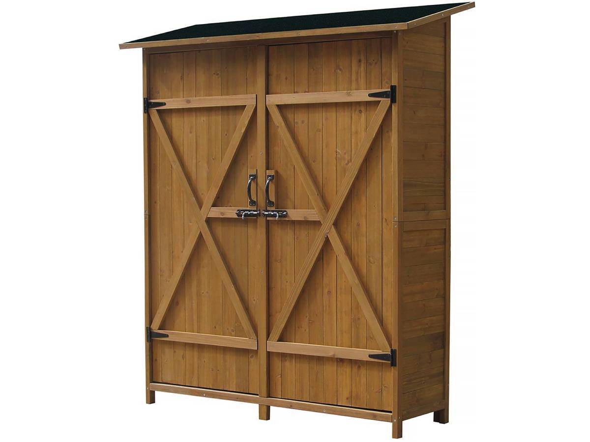 Habitat Et Jardin - Armoire De Jardin "espacio" - 140 X 49 X 162 Cm - Marron -habitat Et Jardin - Imagen 1