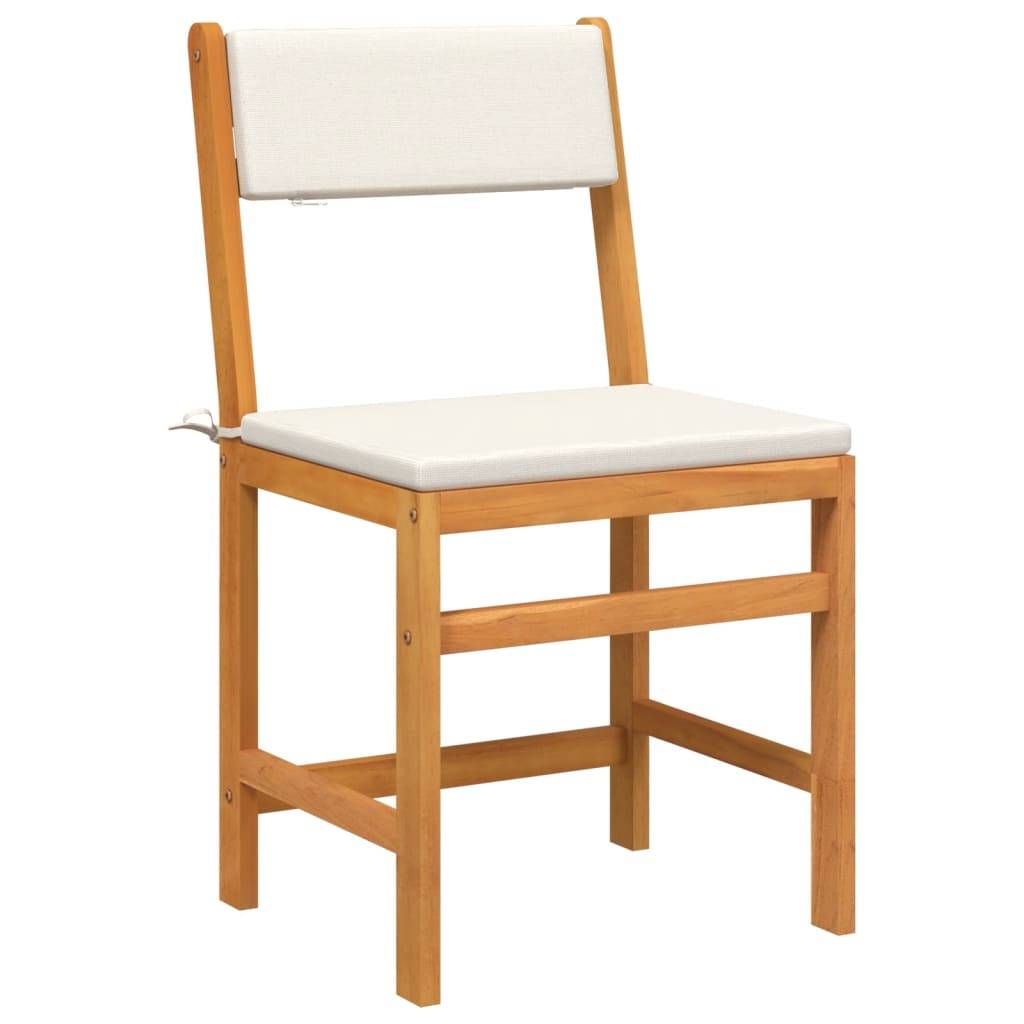 Ensemble de 3pcs balcon - Salon De Jardin - Mobilier extérieur avec coussins bois massif d'acacia MI450 - Image 3