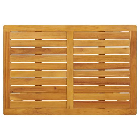 Ensemble de 3pcs balcon - Salon De Jardin - Mobilier extérieur avec coussins bois massif d'acacia MI450 - Image 7