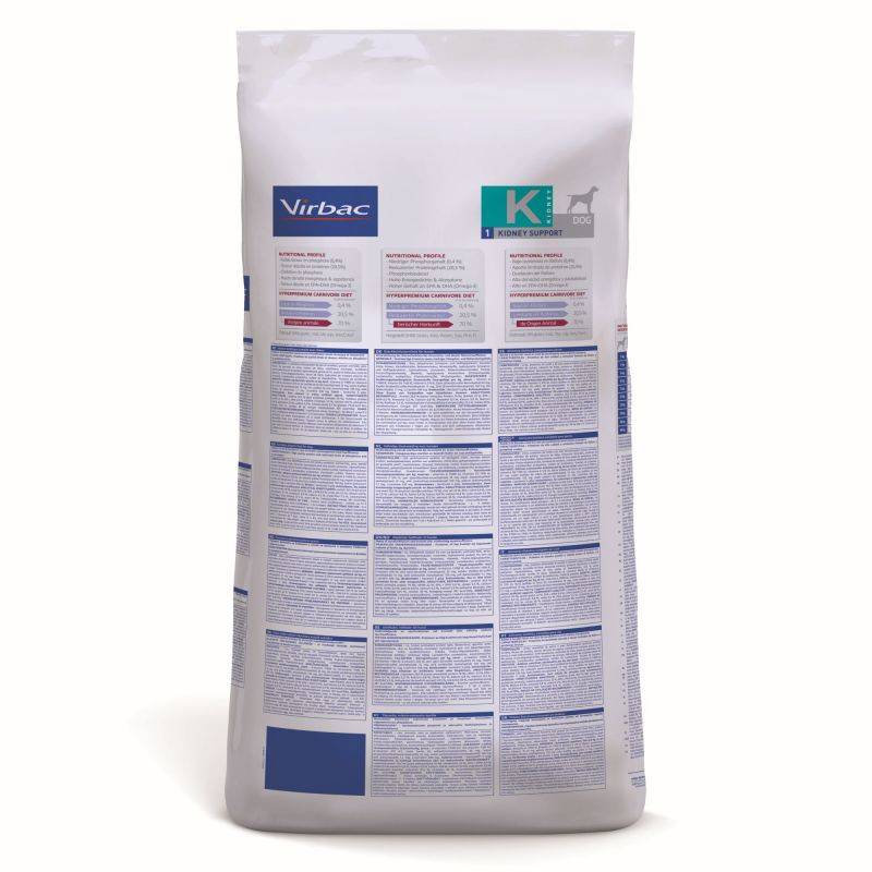 Croquettes Virbac pour chien Veterinary HPM Kidney Support Sac 3 kg - Imagen 2