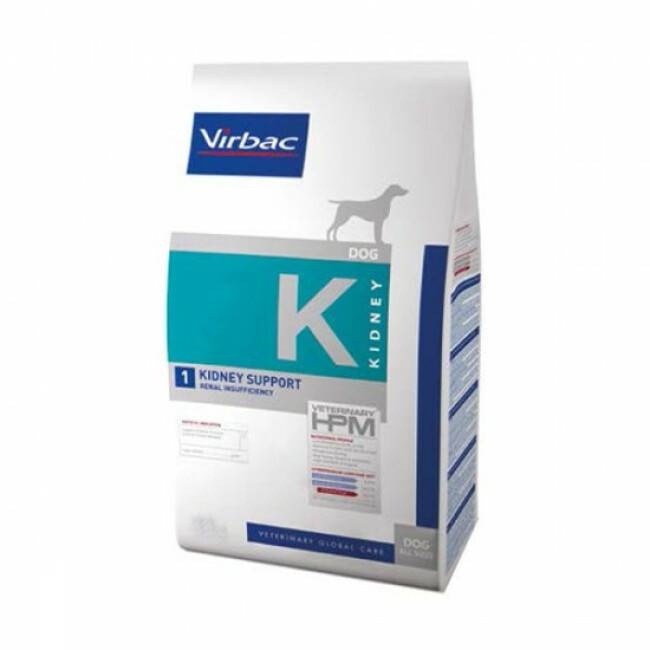 Croquettes Virbac pour chien Veterinary HPM Kidney Support Sac 3 kg - Imagen 1