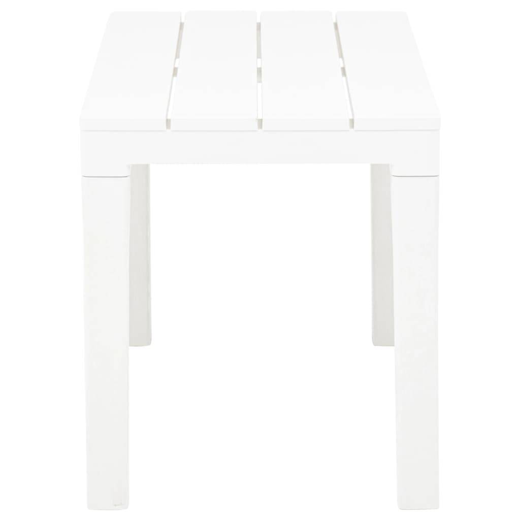Maison Chic - Bancs de jardin | Banquette De Jardin | Banc Extérieur lot de 2 Blanc Plastique Maison Chic - Image 4