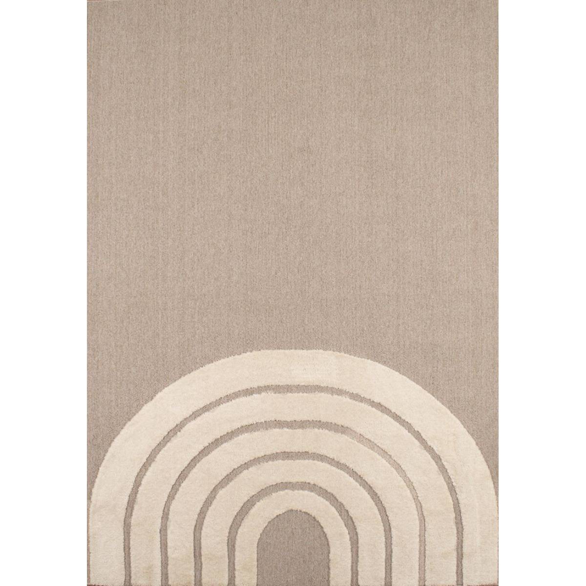 Jardindeco - Tapis intérieur en polyester Fantine arc en ciel 170 x 120 cm - Imagen 1