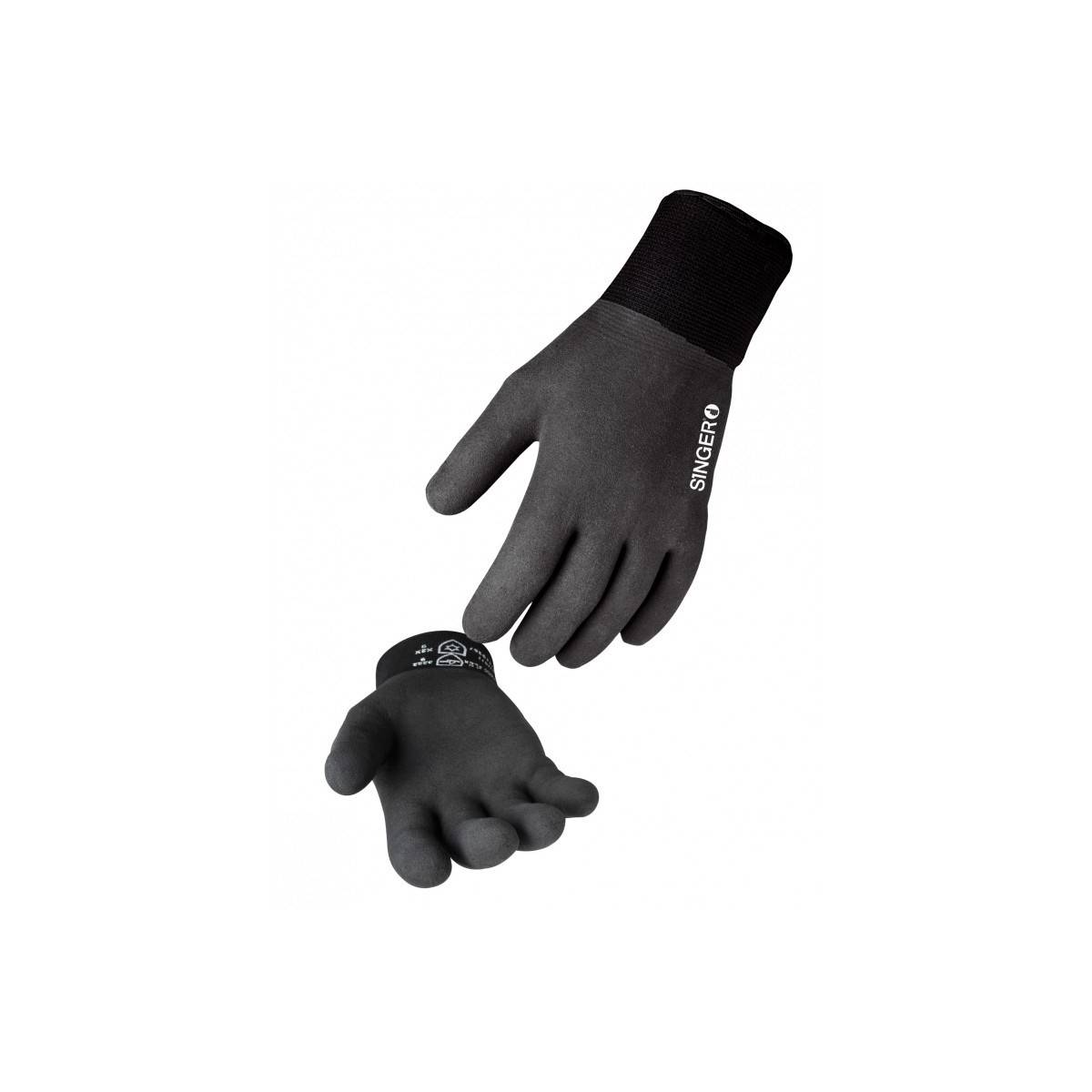 Gant de protection anti froid T.11 polyamide gris Singer - Imagen 1