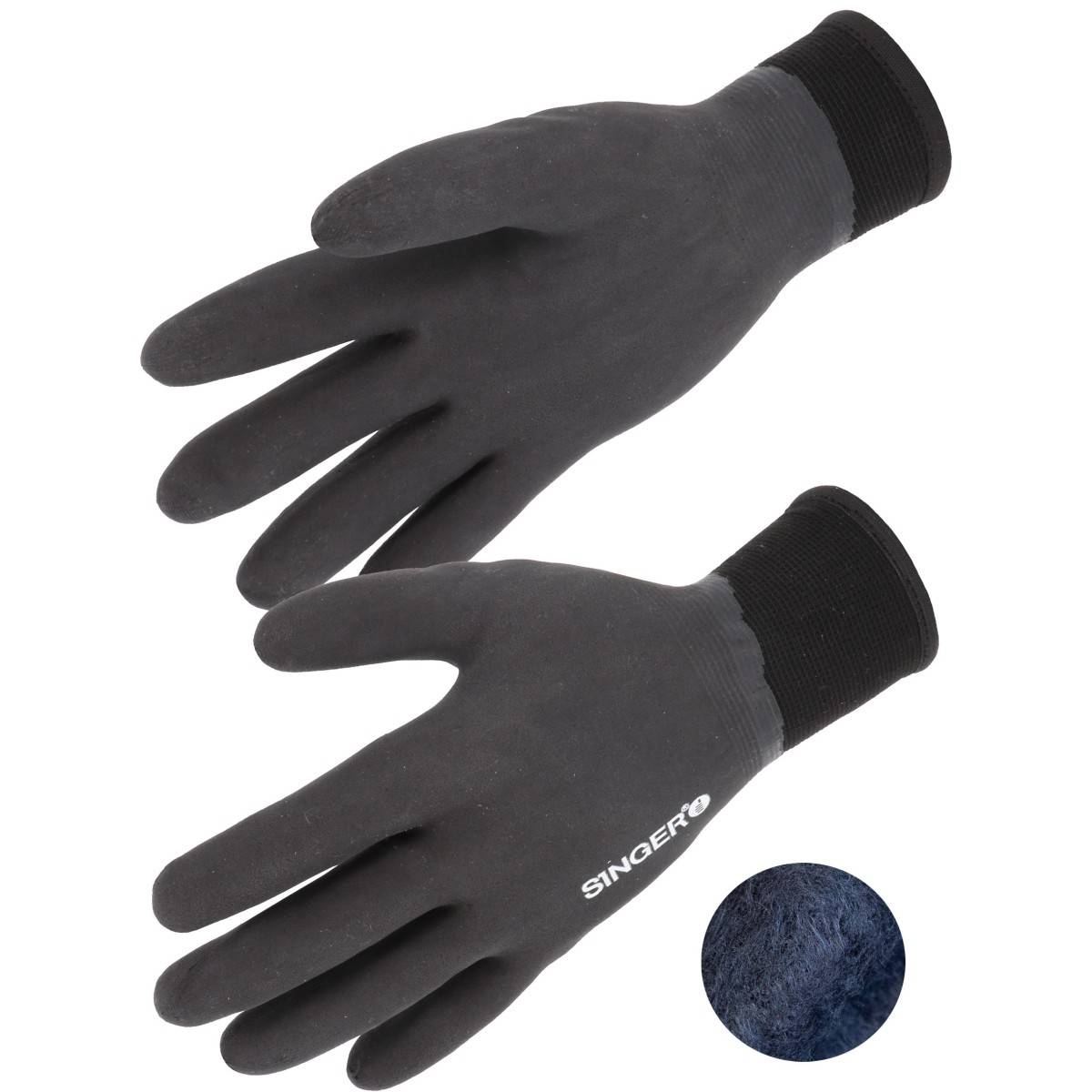 Gant de protection anti froid T.11 polyamide gris Singer - Imagen 3