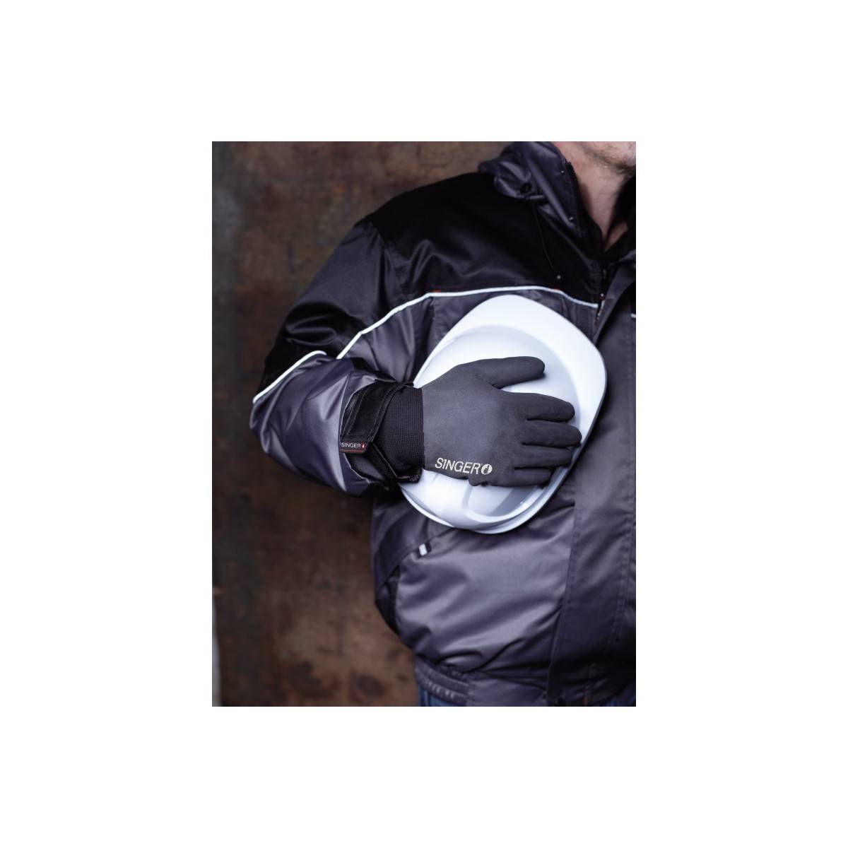 Gant de protection anti froid T.11 polyamide gris Singer - Imagen 2