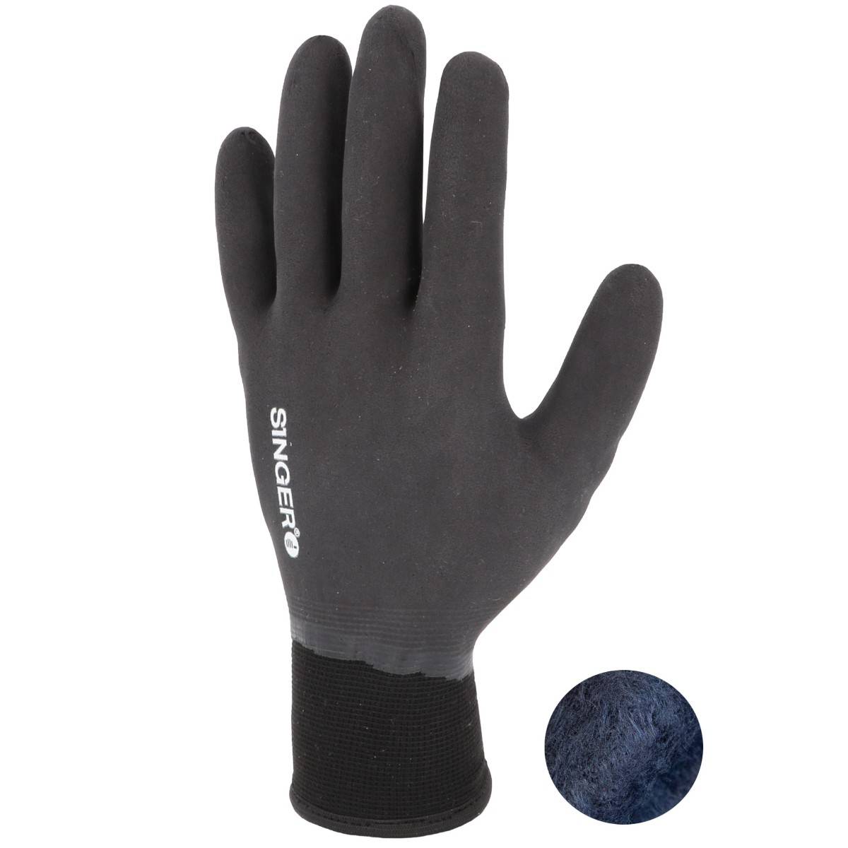Gant de protection anti froid T.11 polyamide gris Singer - Imagen 4