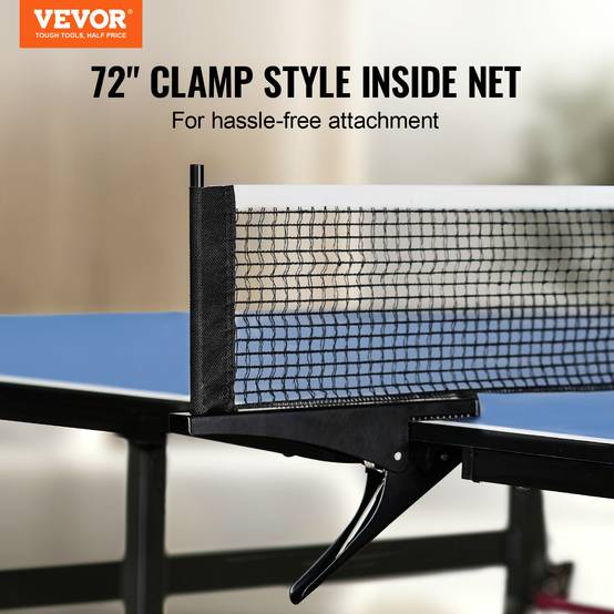 Vevor - VEVOR Table ping-pong pliable, MDF 12 mm. Filet rapide, roues verrouillables. Intérieur. - Image 2