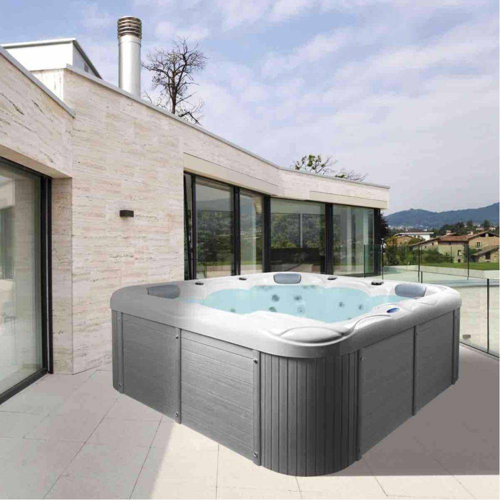 Mlspa - Spa rigide cuve acrylique et châssis bois ML500 (5 places dont 2 allongées) - Imagen 2