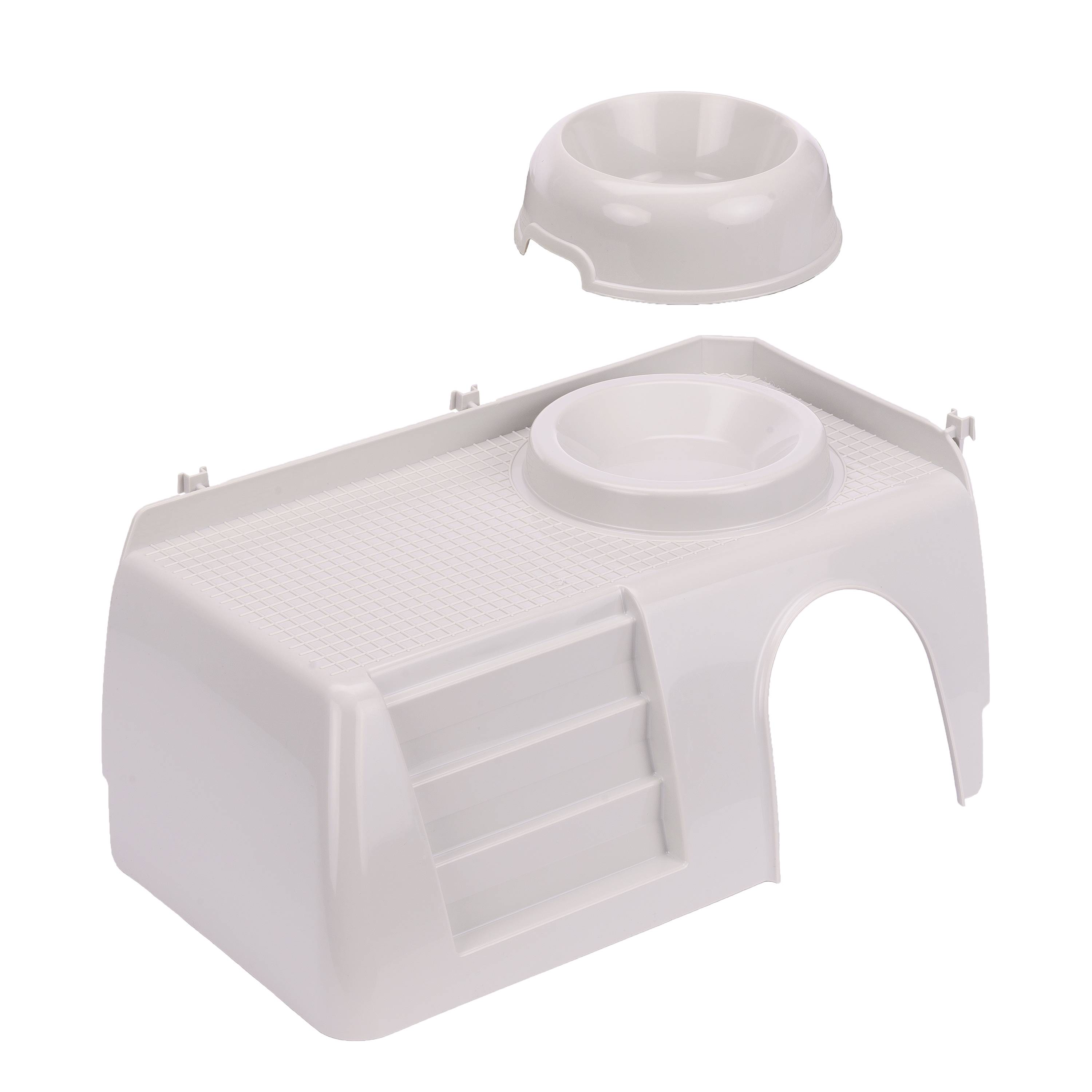 Ferplast - Accessoires rongeurs Ferplast PUB 3253 maisonnette en plastique pour lapins cochons d’Inde - Imagen 4