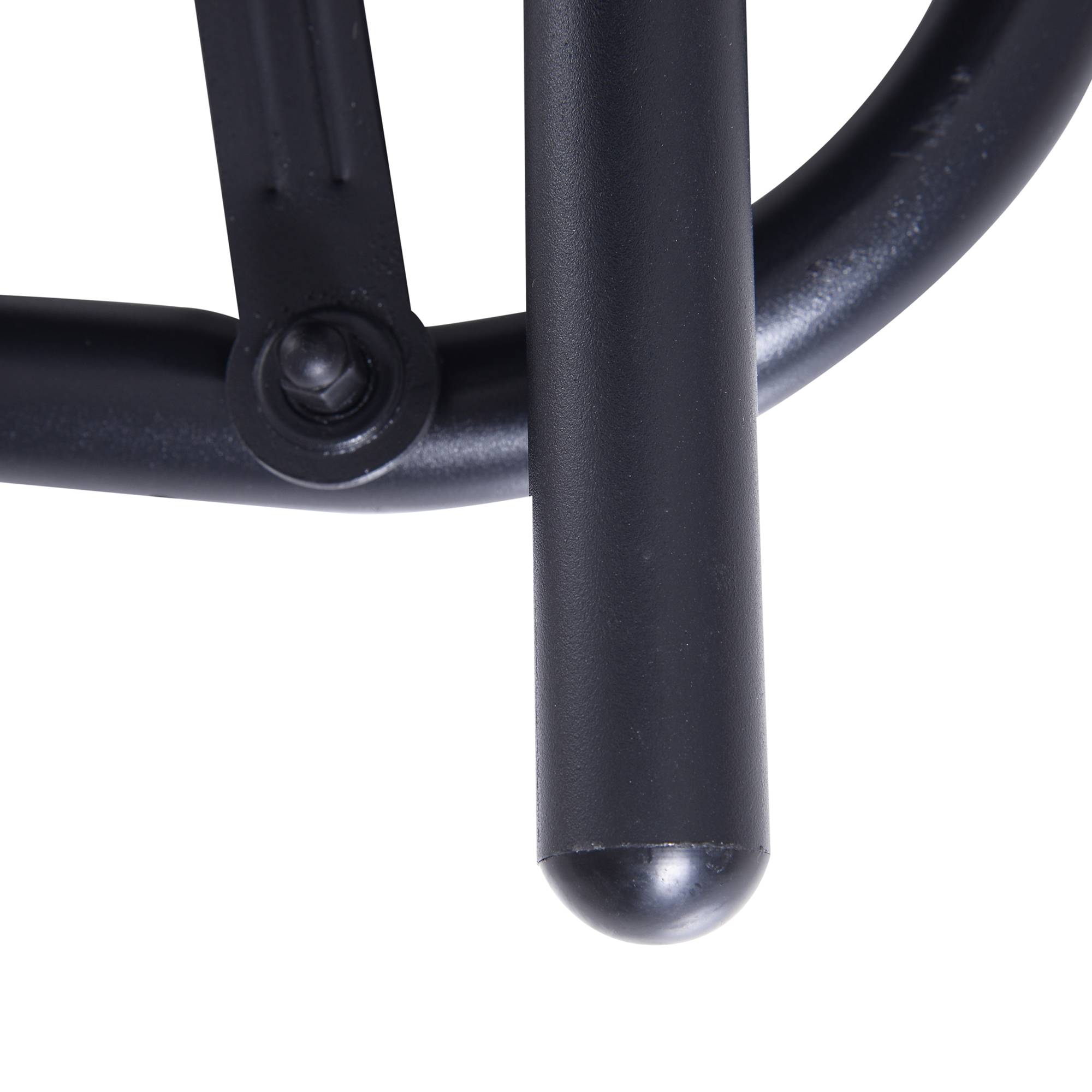 Outsunny - Banc à bascule de jardin 2 places design contemporain grand confort accoudoirs assise et dossier ergonomique acier textilène noir - Outsunny - Imagen 9