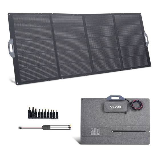 Vevor - VEVOR Panneau Solaire Portable Chargeur Solaire Pliable Monocristallin 400 W - Image 1