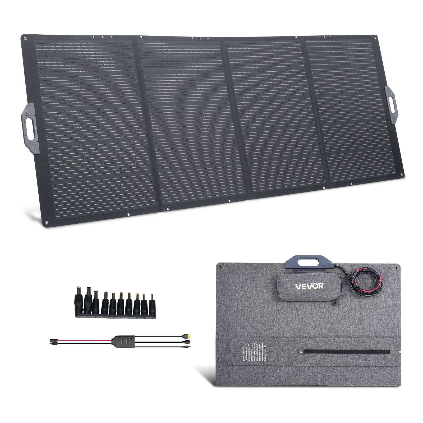 Vevor - VEVOR Panneau Solaire Portable Chargeur Solaire Pliable Monocristallin 400 W - Image 1