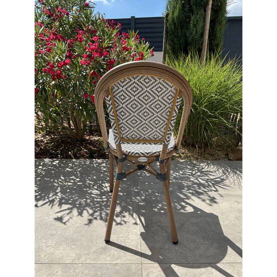 Chaise de Jardin Empilable "Bistro" 87cm Bleu - Image 5