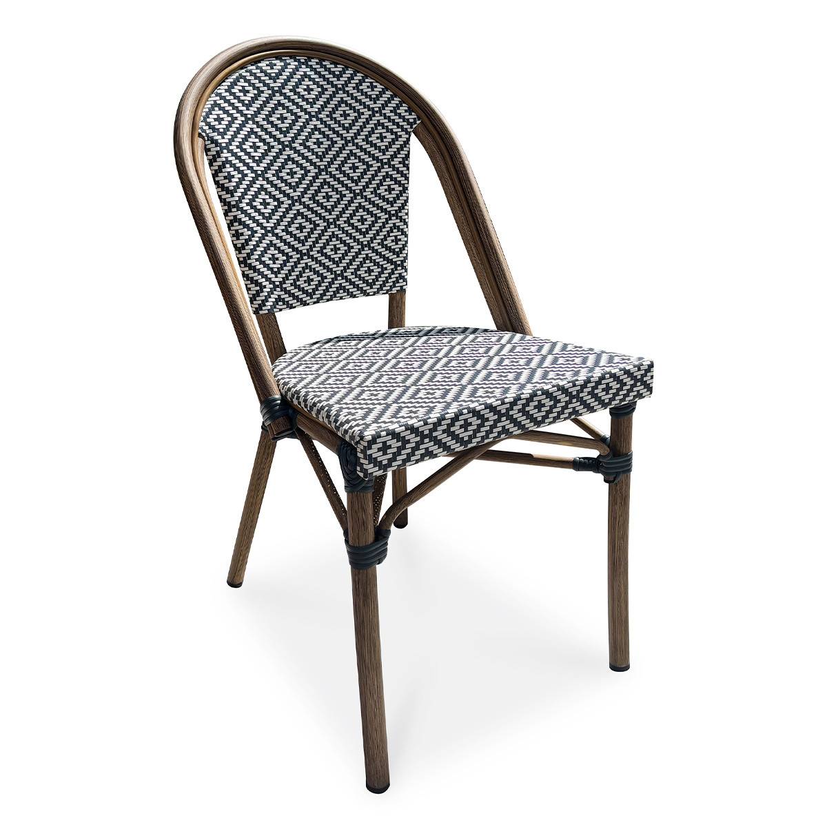 Chaise de Jardin Empilable "Bistro" 87cm Bleu - Image 1