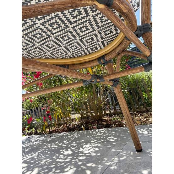 Chaise de Jardin Empilable "Bistro" 87cm Bleu - Image 10