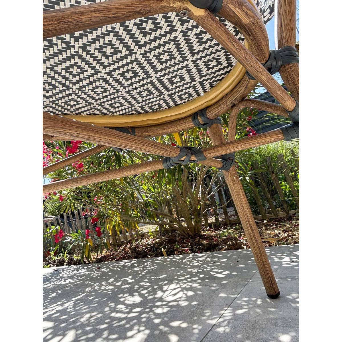 Chaise de Jardin Empilable "Bistro" 87cm Bleu - Image 10
