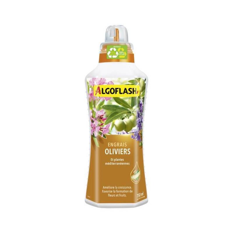 Algoflash - Engrais Oliviers Et Plantes Mediterraneennes 750 Ml - Imagen 1