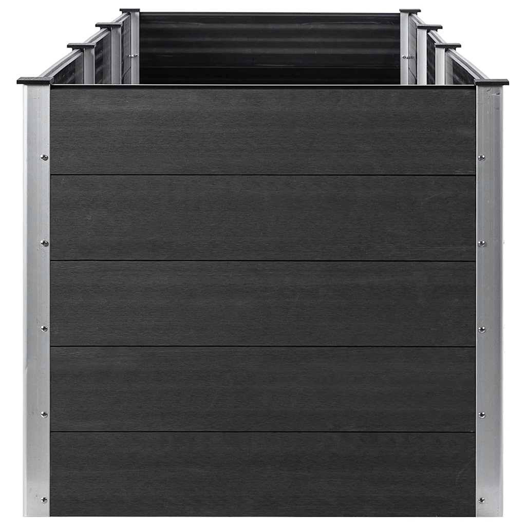 ComfortXL - Très grande jardinière haute WPC et acier pour potager moderne Gris 300x100x91cm – ComfortXL Outdoor Living - Image 4