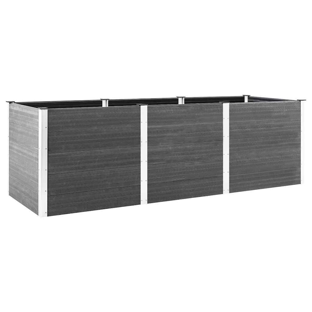 ComfortXL - Très grande jardinière haute WPC et acier pour potager moderne Gris 300x100x91cm – ComfortXL Outdoor Living - Image 2