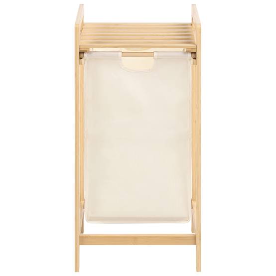 Beliani - Paniers à linge Tissu Marron clair/beige TOROTAL - 94x33x78- Beliani - Image 6