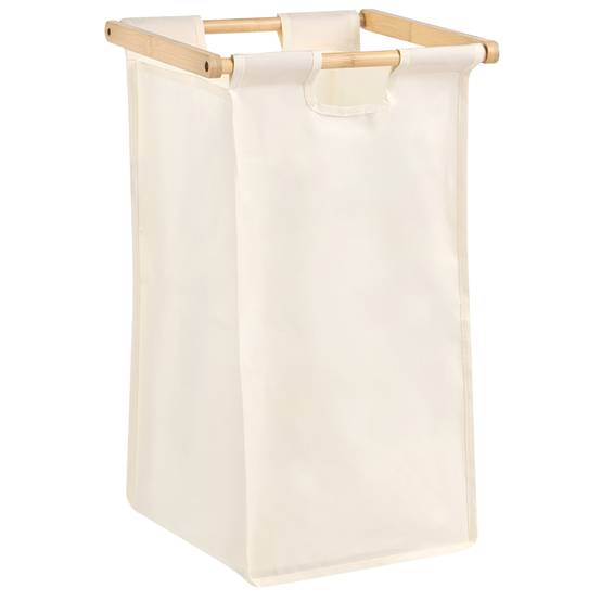 Beliani - Paniers à linge Tissu Marron clair/beige TOROTAL - 94x33x78- Beliani - Image 9