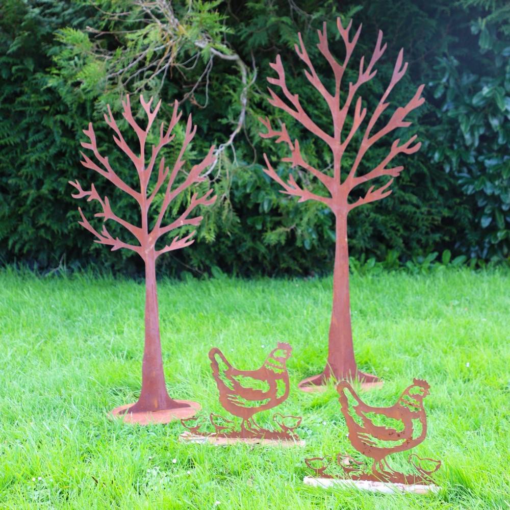 Arbre en métal marron 0.70 x 150 cm Chemin de campagne - Imagen 2