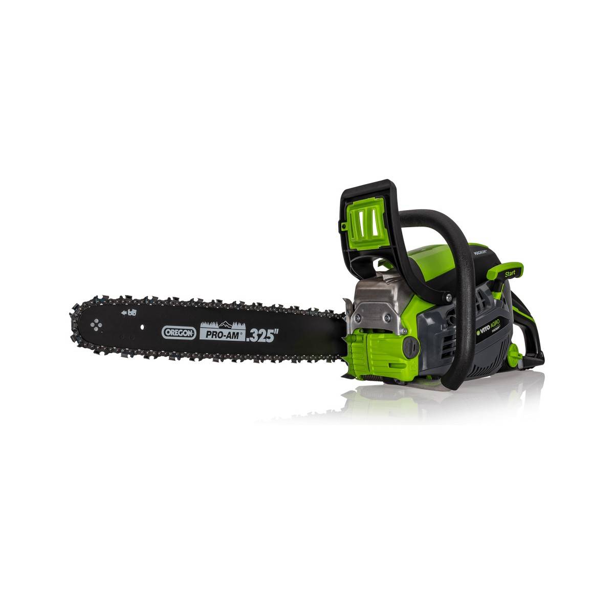 Tronconneuse thermique 45cm3 Lame 45 cm Guide OREGON Moteur 2T Carburateur Walbro Coupe Bois Élagage Abattage VITO - Imagen 5