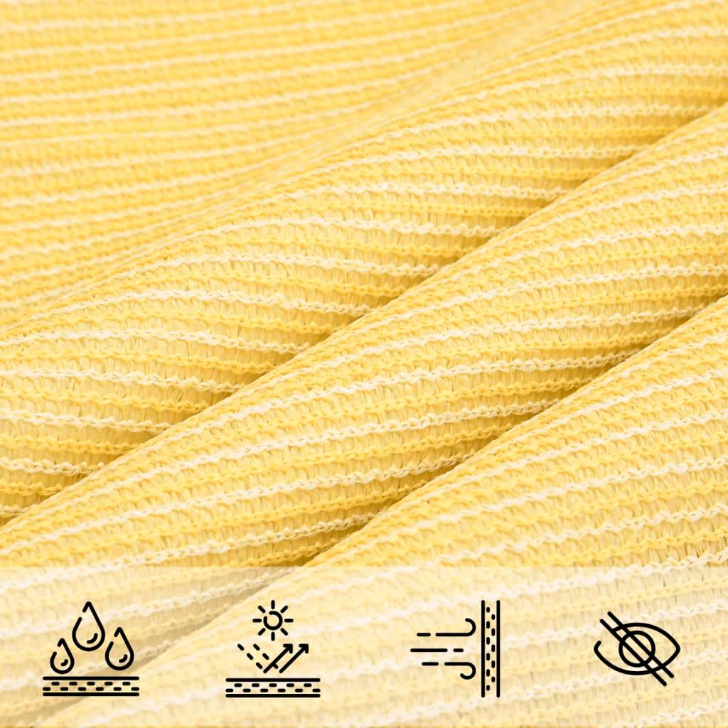 Voile d'ombrage PEHD beige 700 x 700 cm - PANGIVO - Image 4