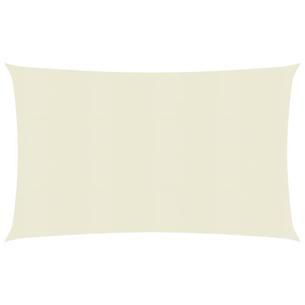 Helloshop26 - Voile toile d'ombrage parasol 160 g/m² 5 x 7 m PEHD crème - Imagen 1