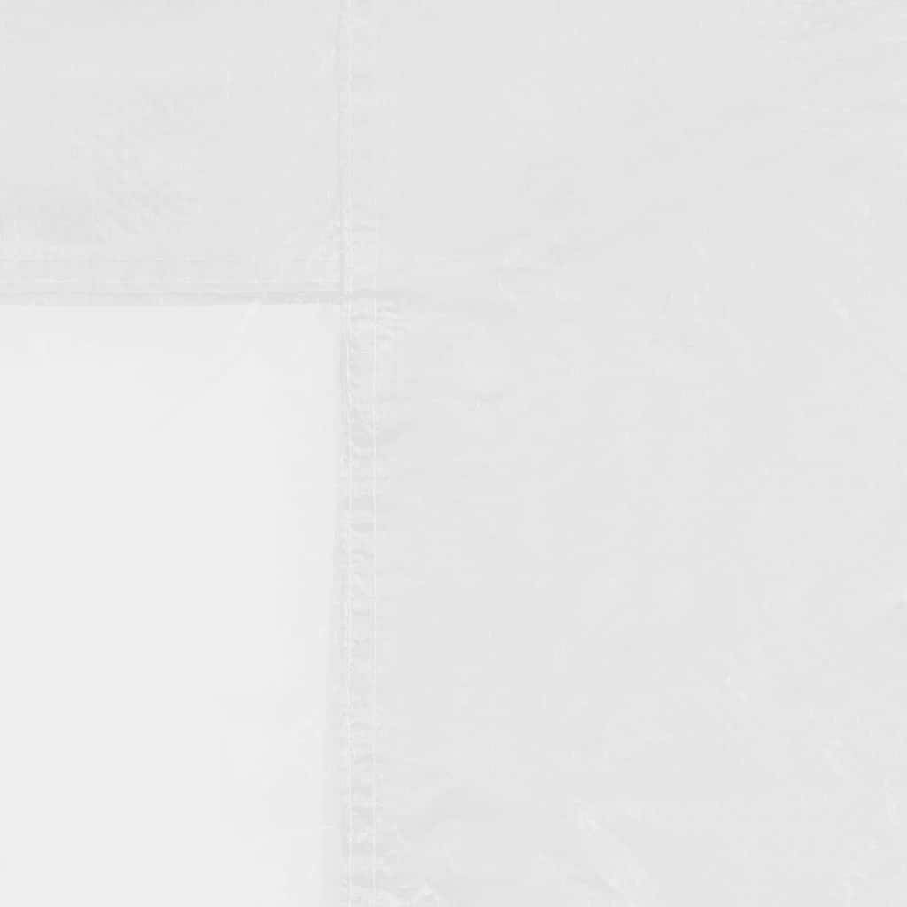 Vidaxl - Paroi de tente de réception 2 pcs avec fenêtre PE Blanc vidaXL 45113 - Imagen 9