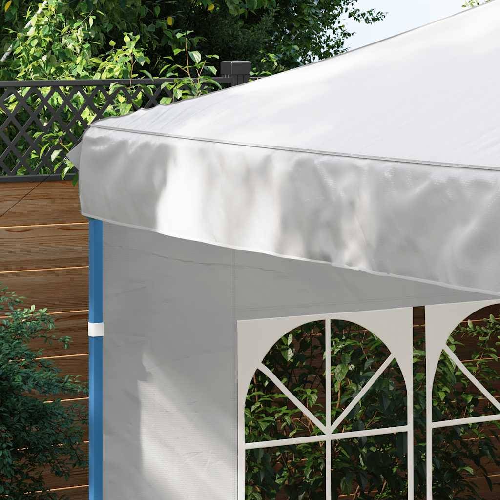 Vidaxl - Paroi de tente de réception 2 pcs avec fenêtre PE Blanc vidaXL 45113 - Imagen 5