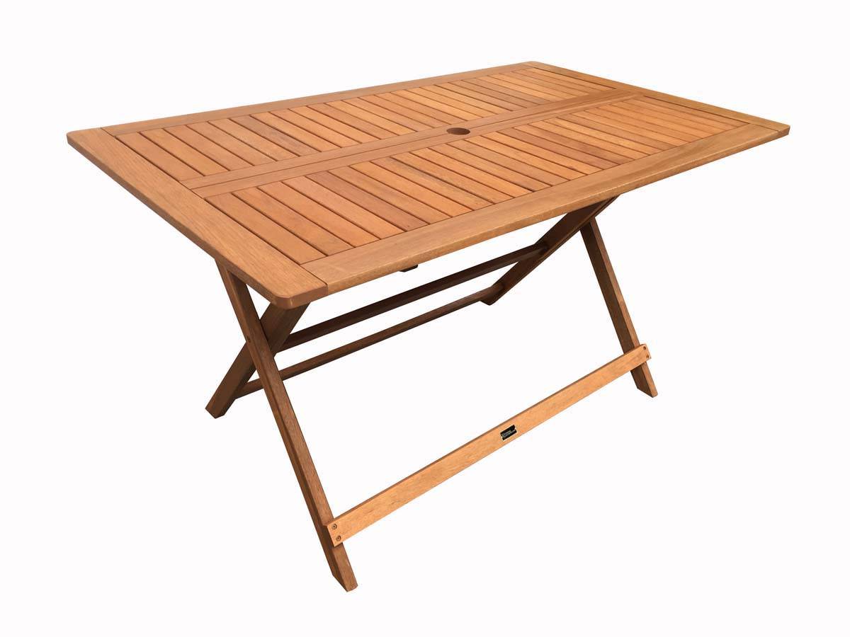 Habitat Et Jardin - Table Et Chaises De Jardin En Bois Exotique "hongkong 4" - Maple - Marron Clair -habitat Et Jardin - Imagen 2