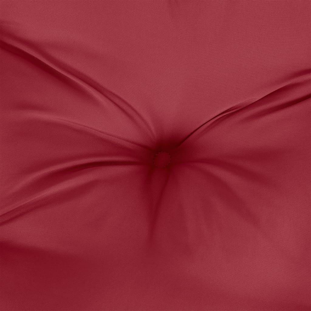Grand Coussin pour Banc Tissu Oxford Confortable pour Salon de Jardin Rouge Bordeaux 120x50x7 cm – ComfortXL Outdoor Living - Image 5