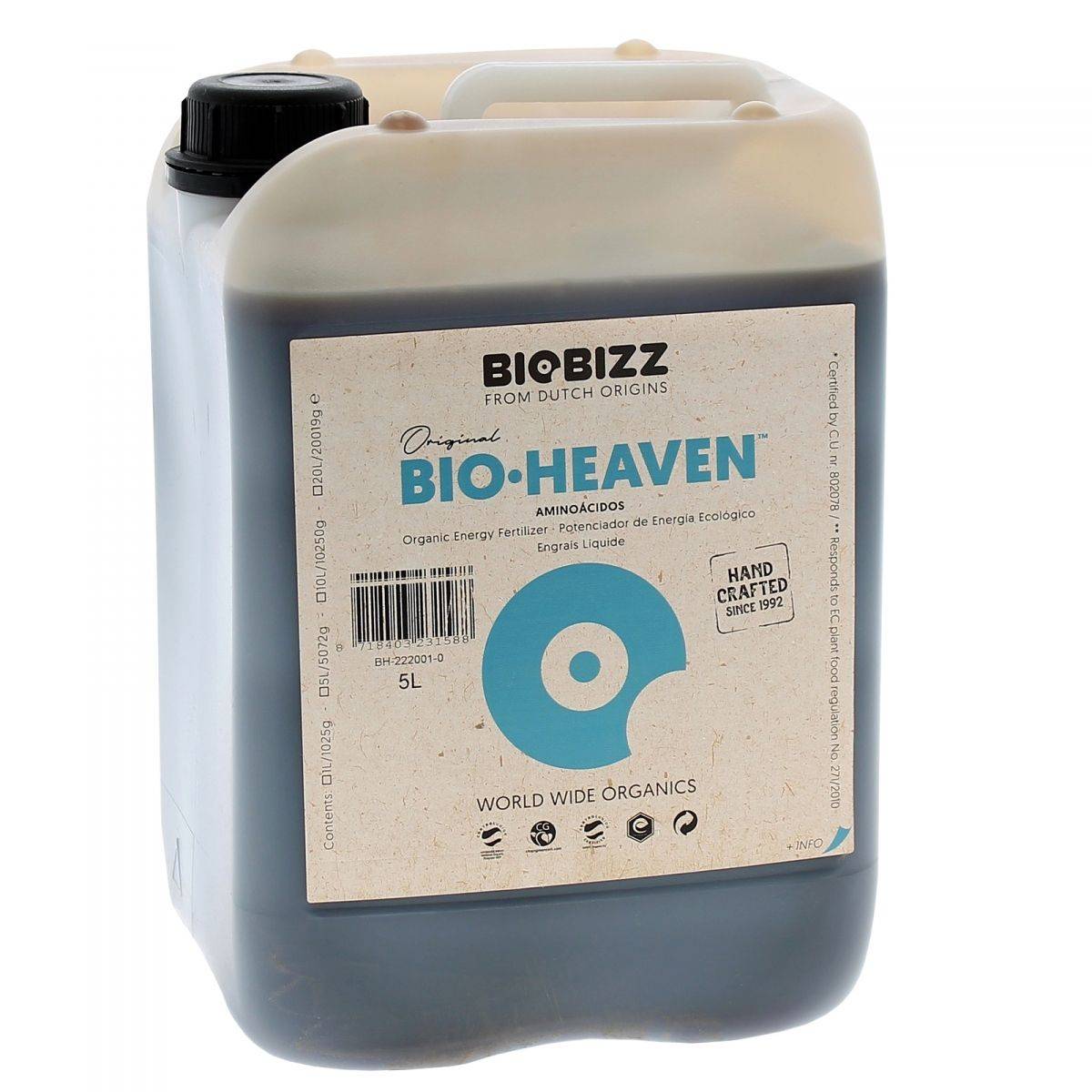 Energisant BIO.HEAVEN 5 litres - BIOBIZZ - Image 1