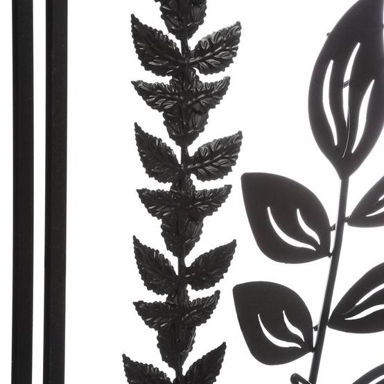 Atmosphera - Déco murale "Feuilles" métal 40x40cm - Atmosphera Créateur d'intérieur - Image 3