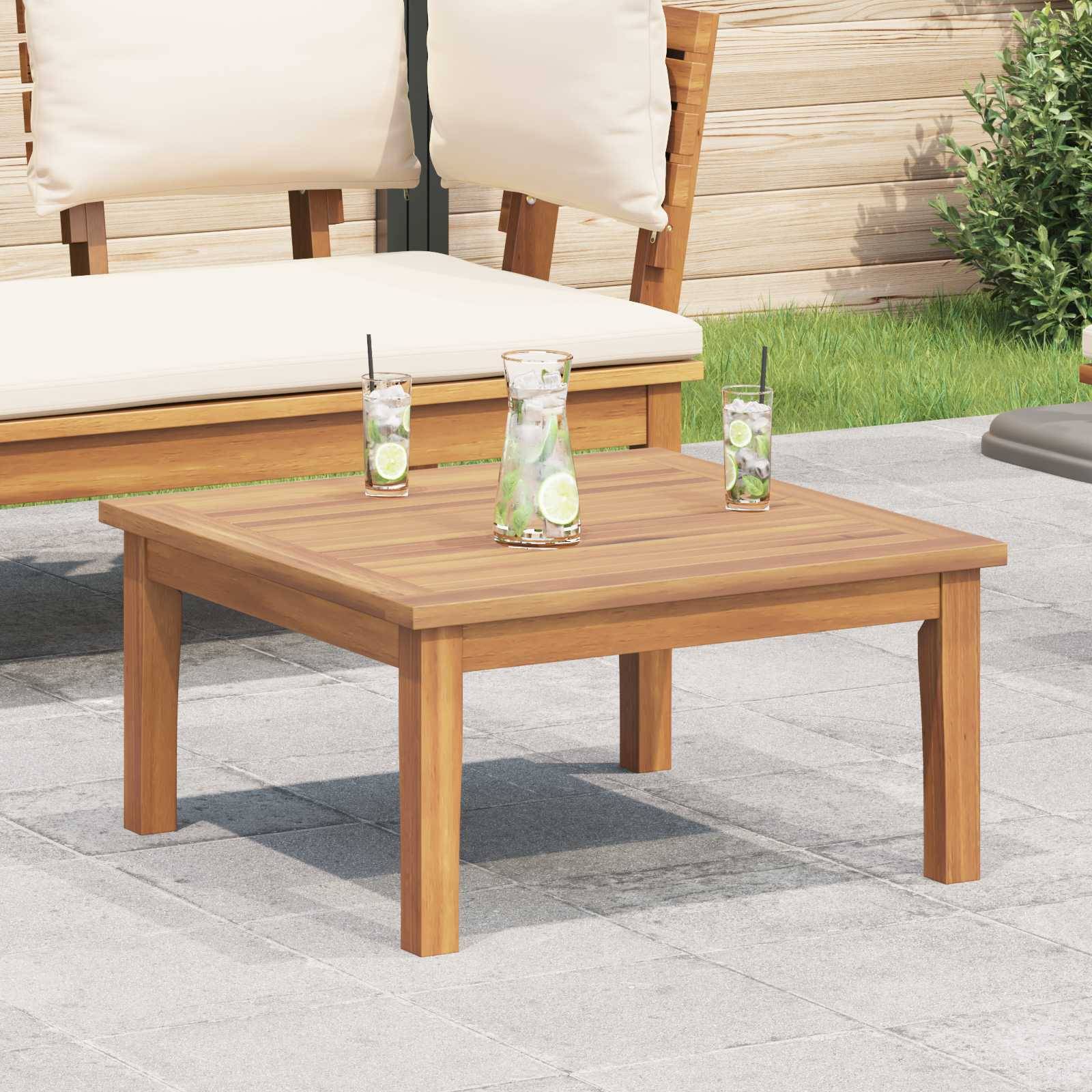 Vidaxl - Table de Jardin Marron Bois de teck massif vidaXL 42006400 - Image 1