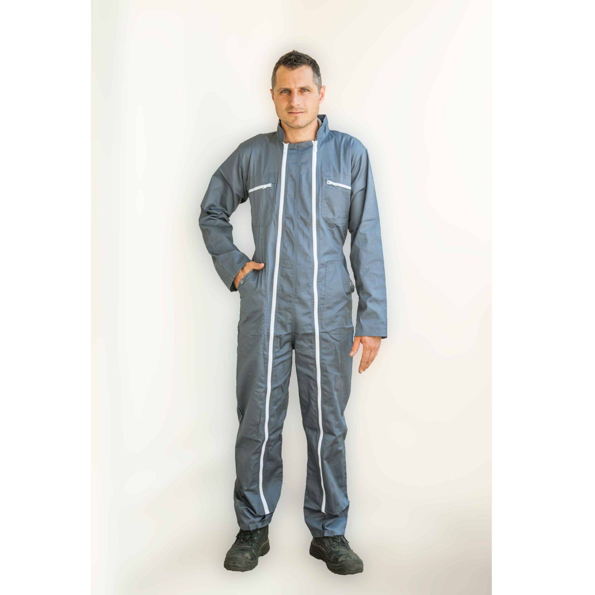 Combinaison de travail grise 245g/m2 - Taille XXXL (60/62) - Image 1