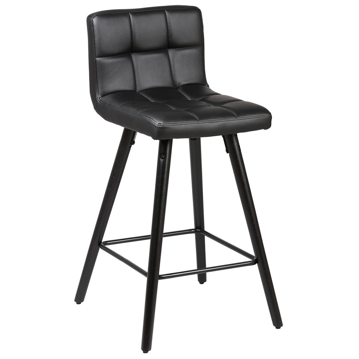 Lot de 2 Tabourets Noirs - SOREN - Image 3