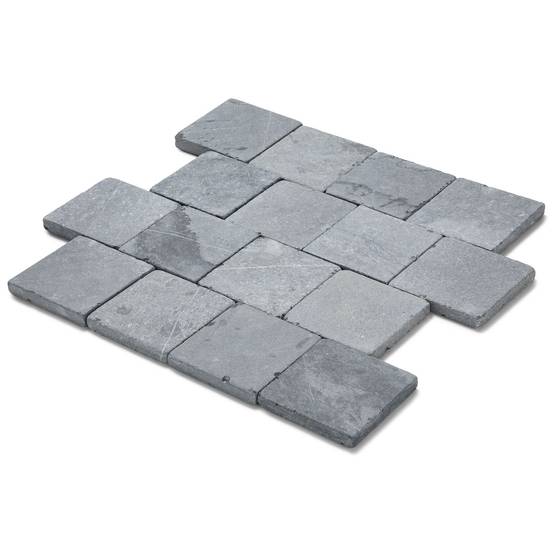 Pavé Pierre Bleue du Vietnam 15x15x2 cm (vendu au m² - 45 pavés/m²) - RO'MA NATURE - Image 1