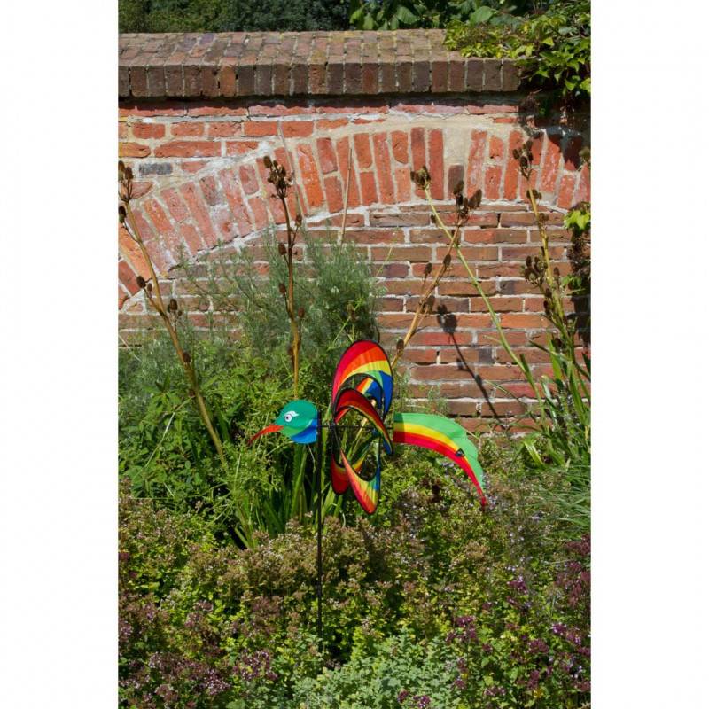 Girouette à planter  -HQ-  Colibri multicouleur - Imagen 2