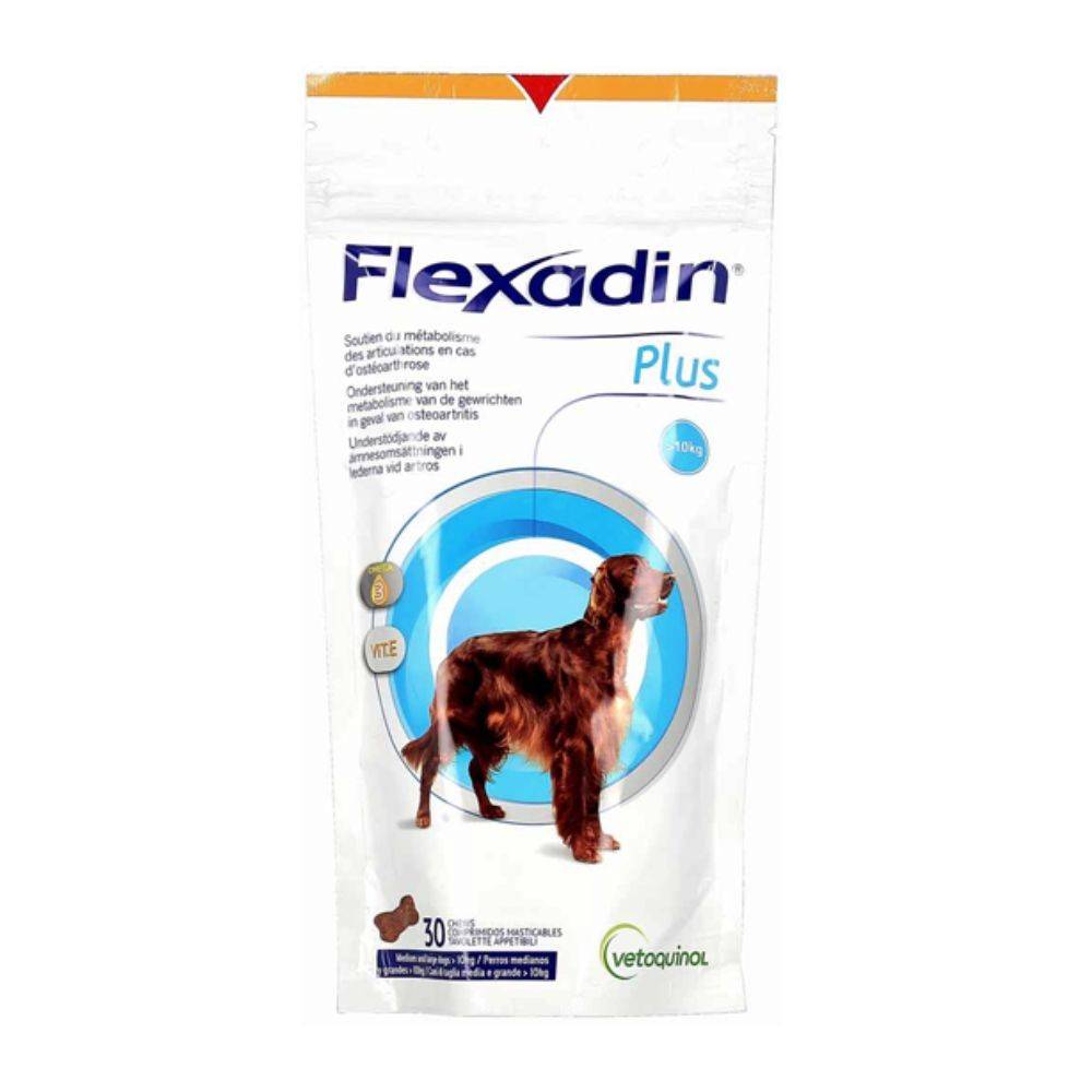 Flexadin Plus - Articulations Moyen et Grand Chien - Vetoquinol 30 bouchées - Imagen 1
