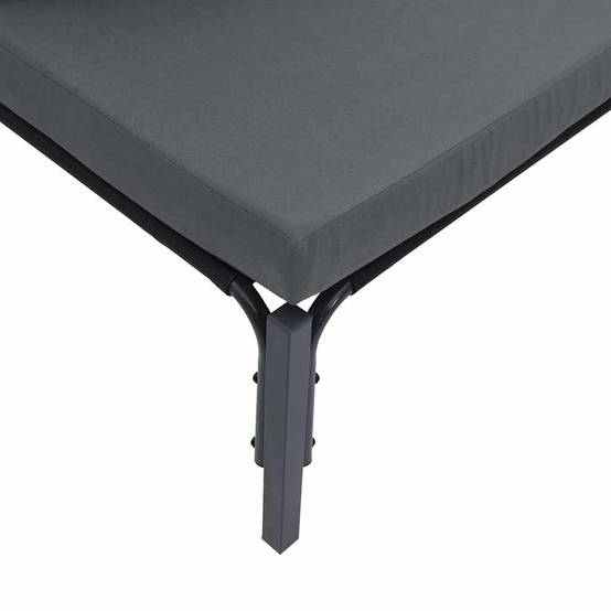 Salon de Jardin Confortable 8 Pièces en Acier Modulable Pour Patio Anthracite – ComfortXL Outdoor Living - Image 9