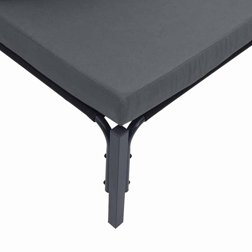 Salon de Jardin Confortable 8 Pièces en Acier Modulable Pour Patio Anthracite – ComfortXL Outdoor Living - Image 9